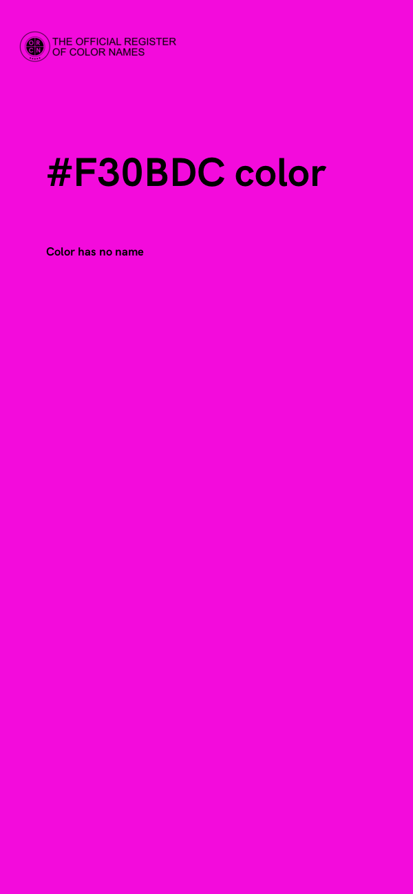 #F30BDC color image