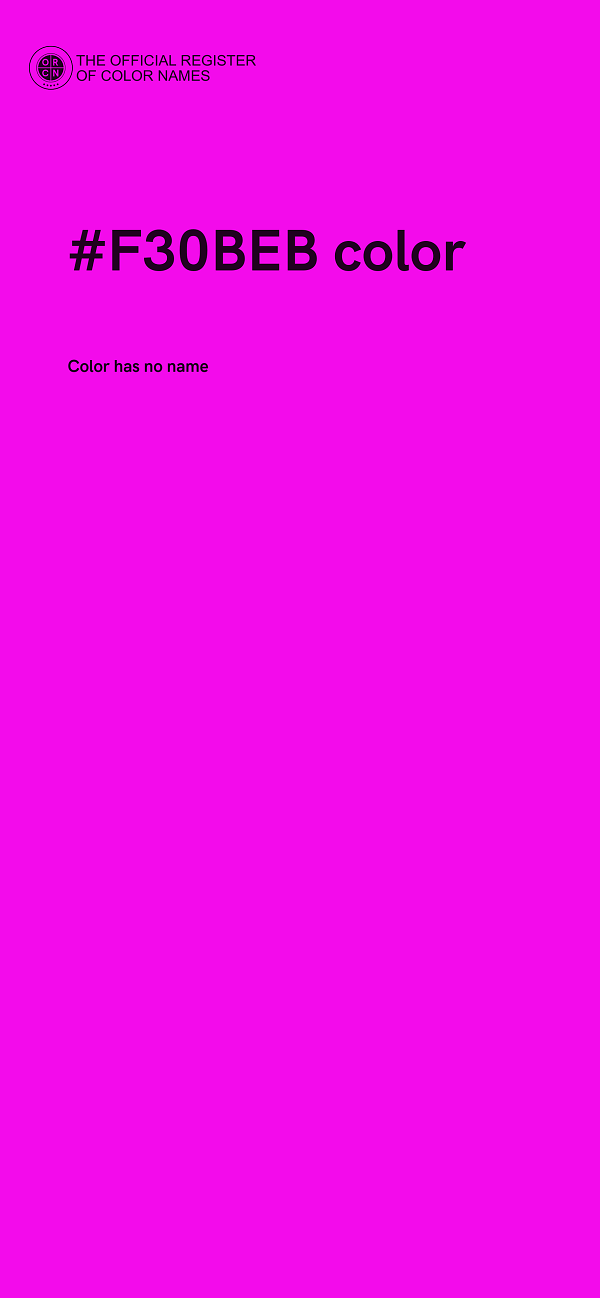 #F30BEB color image