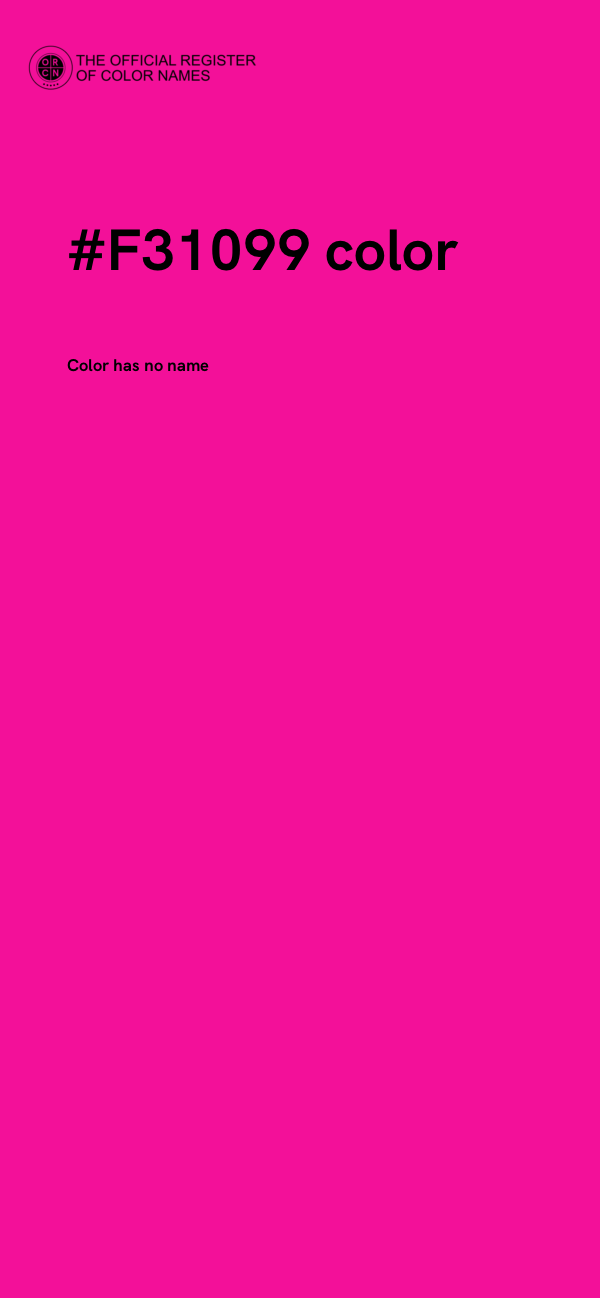 #F31099 color image