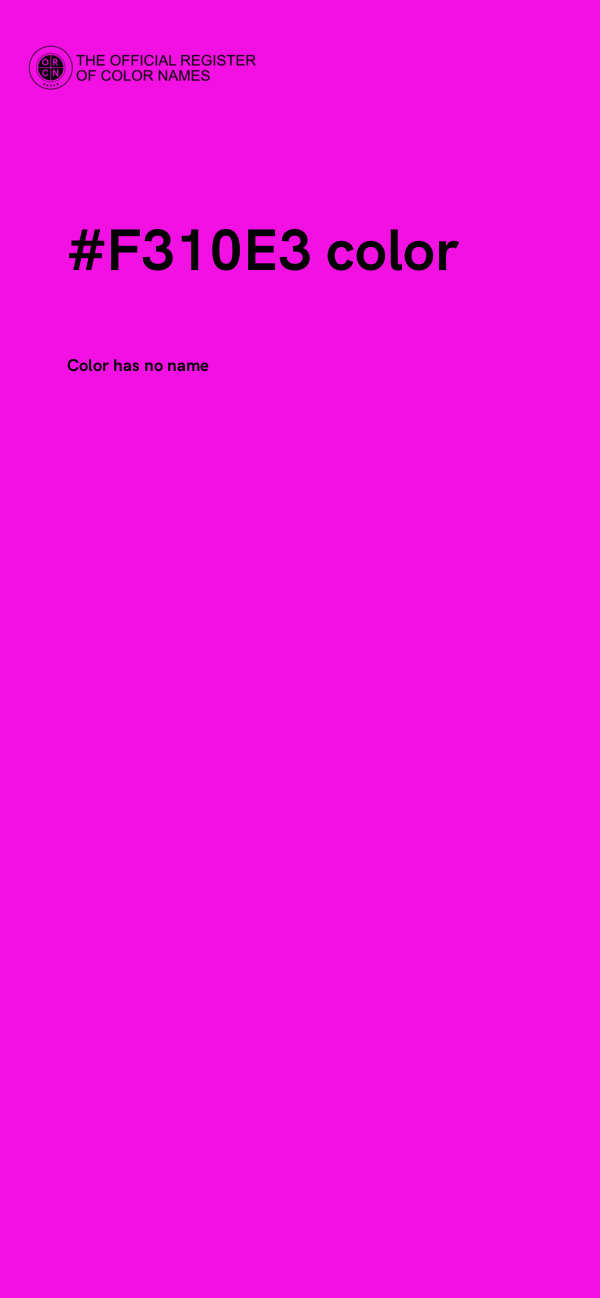 #F310E3 color image