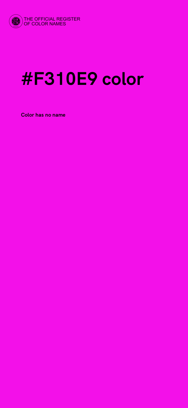 #F310E9 color image