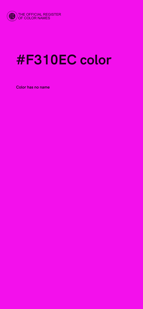 #F310EC color image
