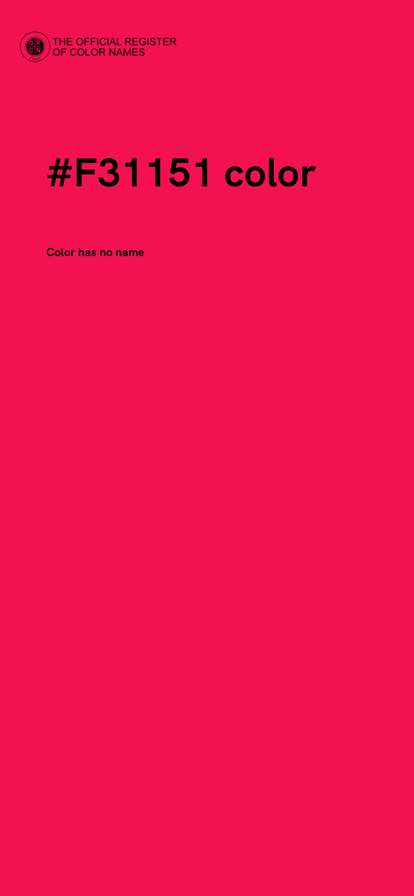#F31151 color image