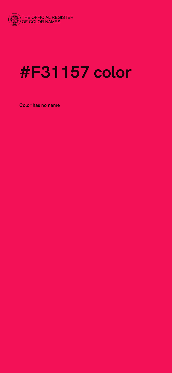 #F31157 color image