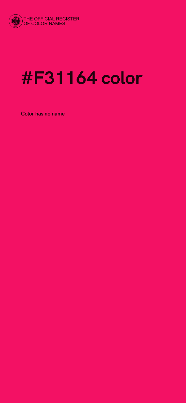 #F31164 color image