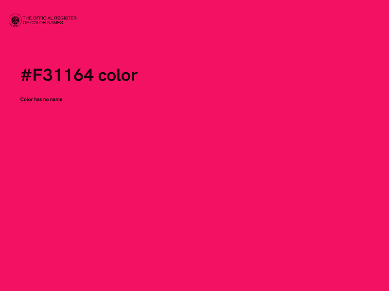 #F31164 color image