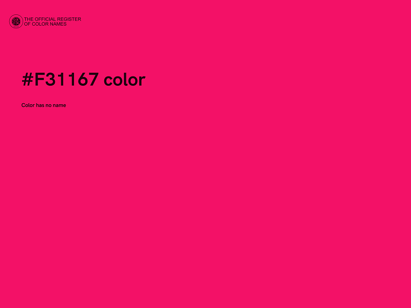 #F31167 color image