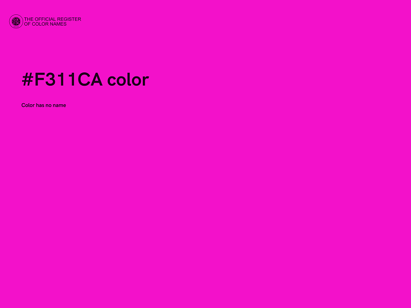 #F311CA color image