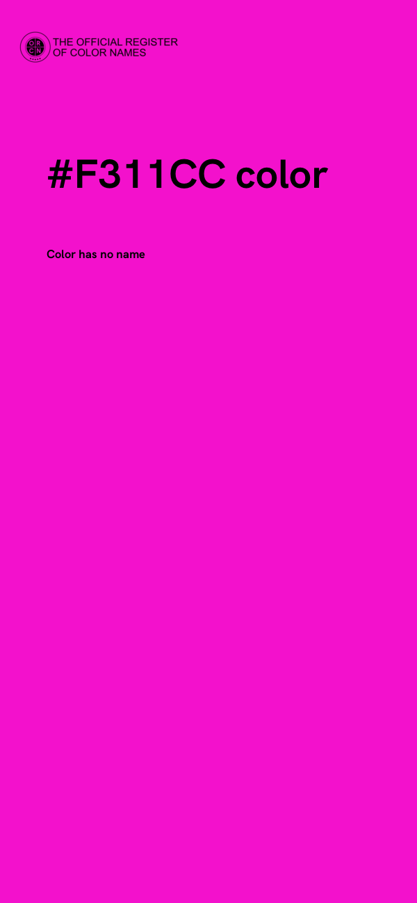 #F311CC color image
