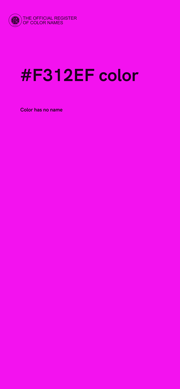 #F312EF color image