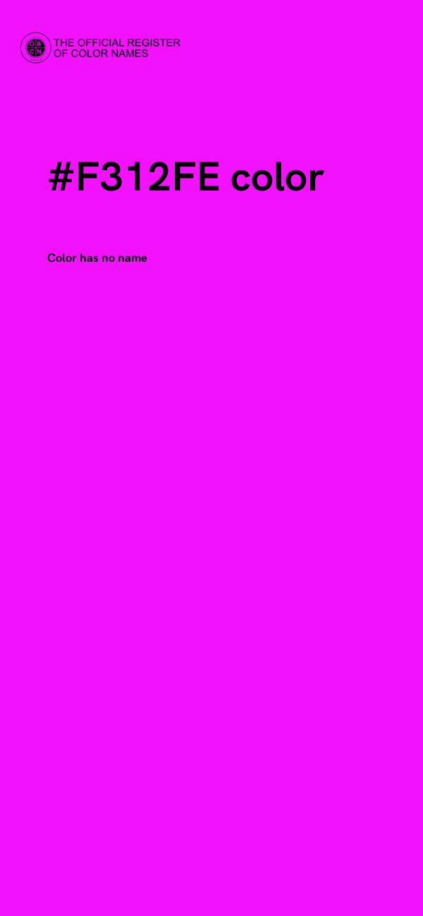 #F312FE color image
