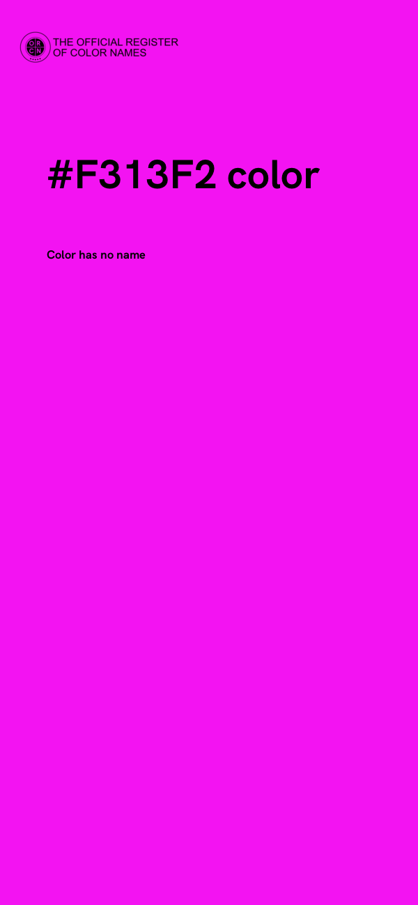 #F313F2 color image