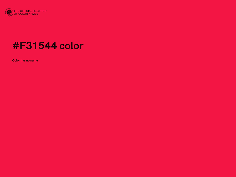 #F31544 color image