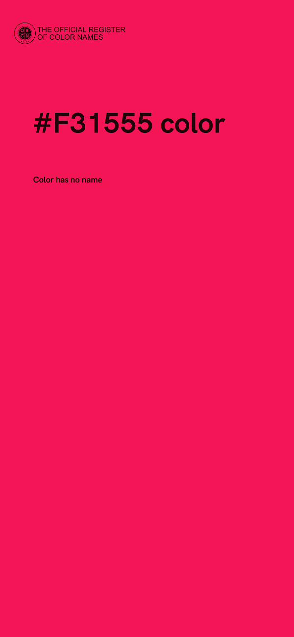 #F31555 color image