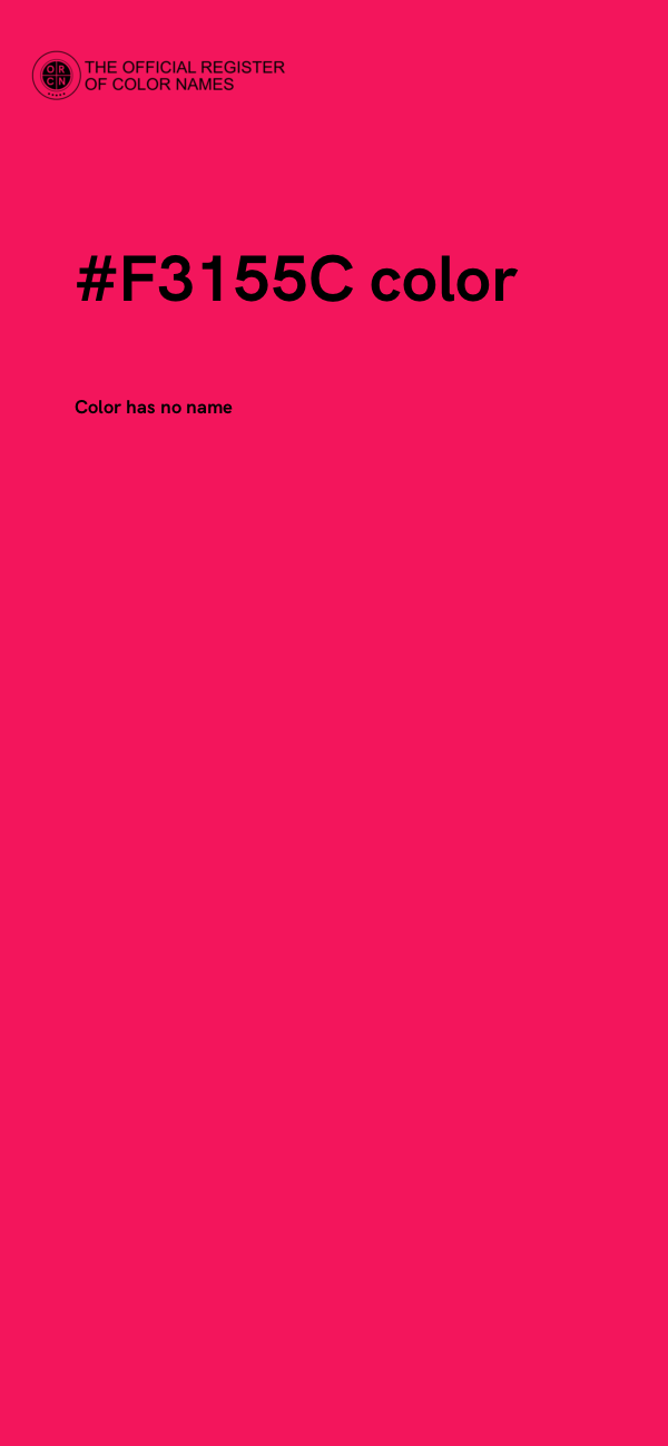 #F3155C color image