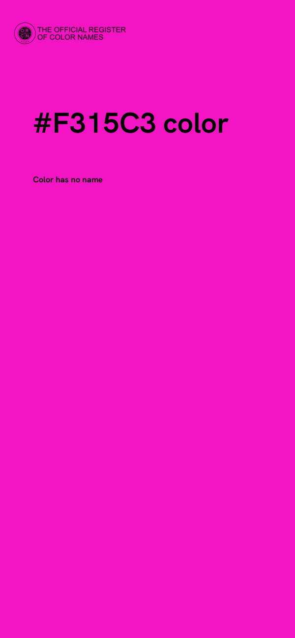 #F315C3 color image