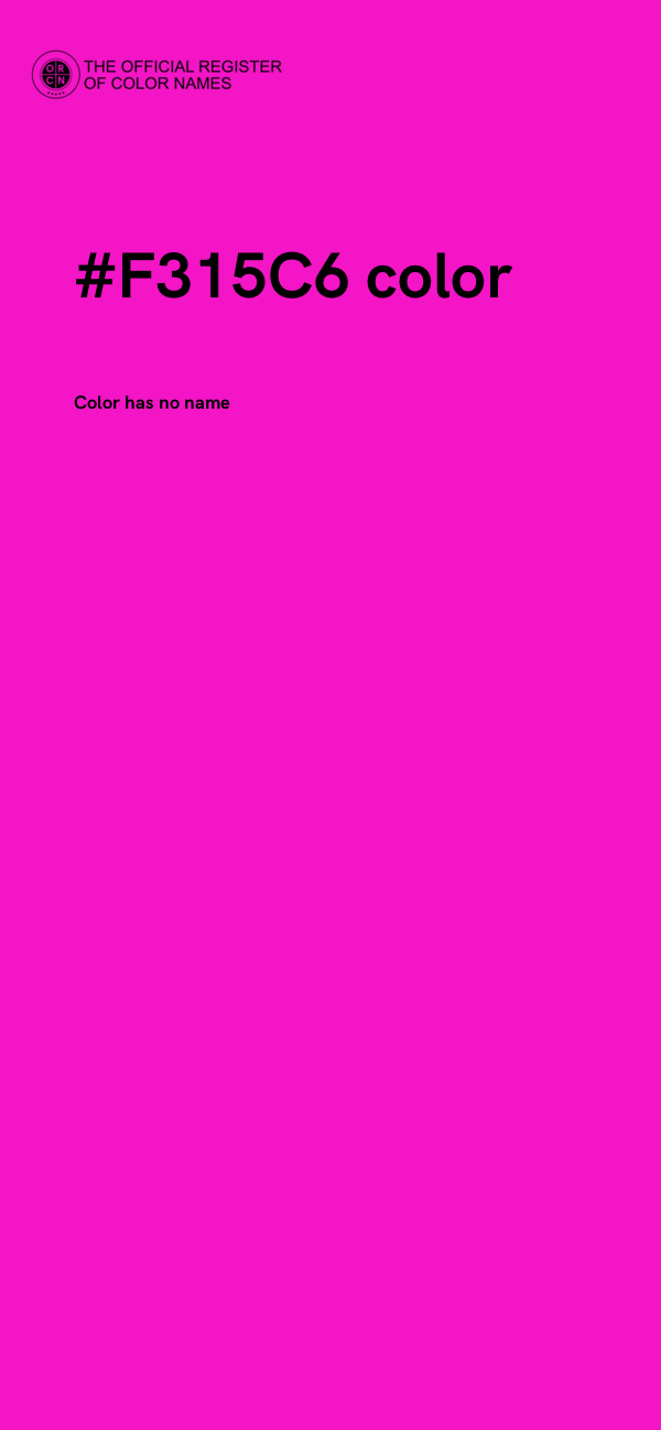 #F315C6 color image