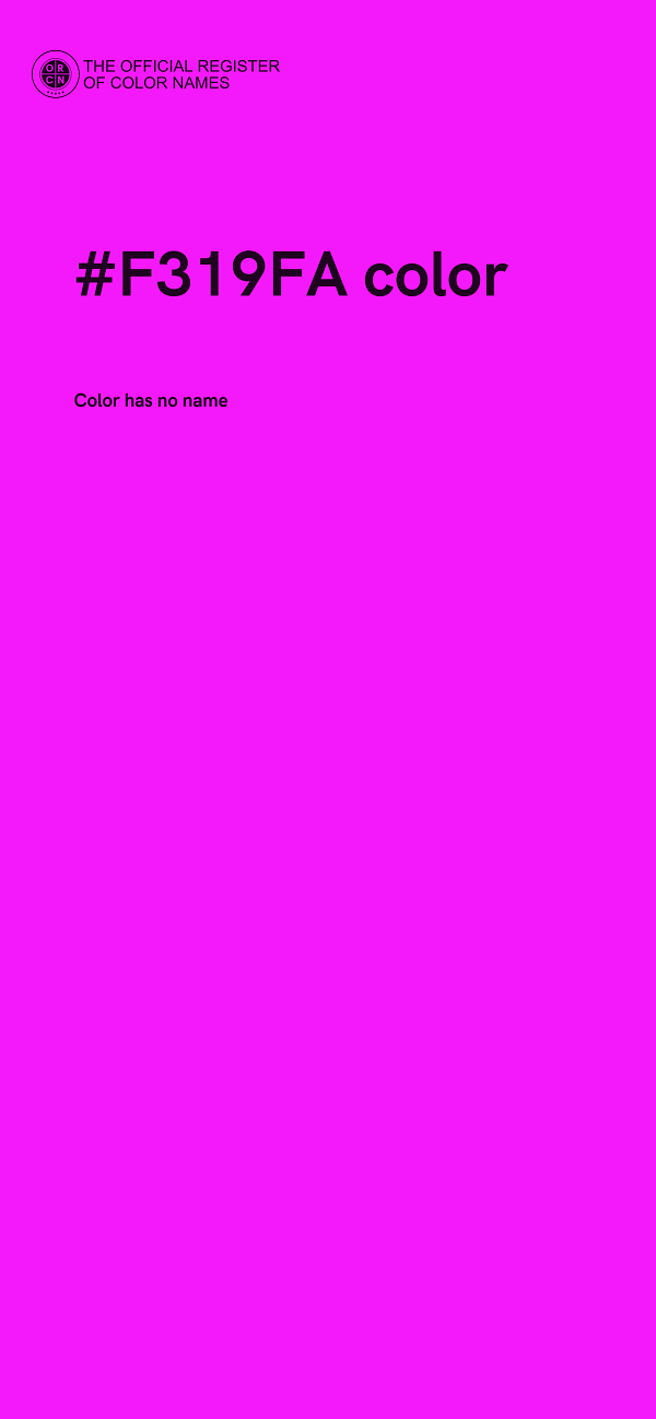 #F319FA color image