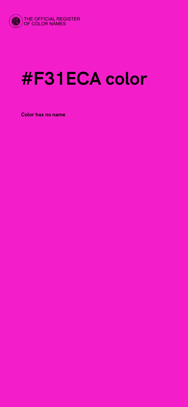 #F31ECA color image