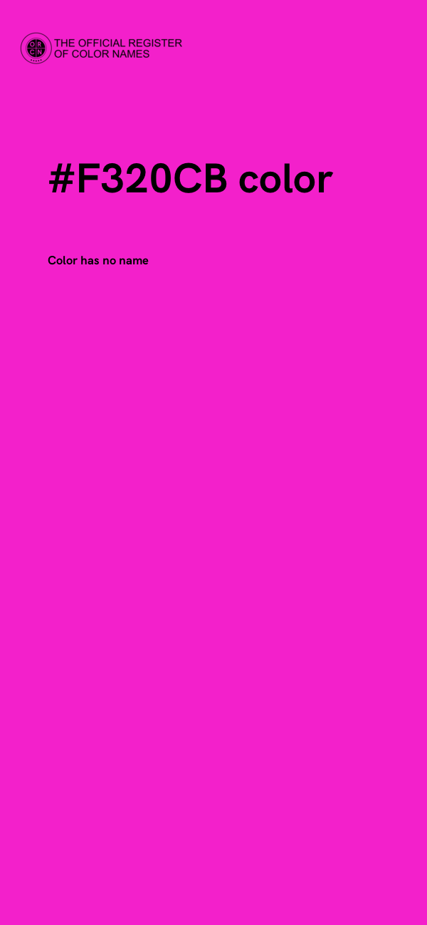 #F320CB color image