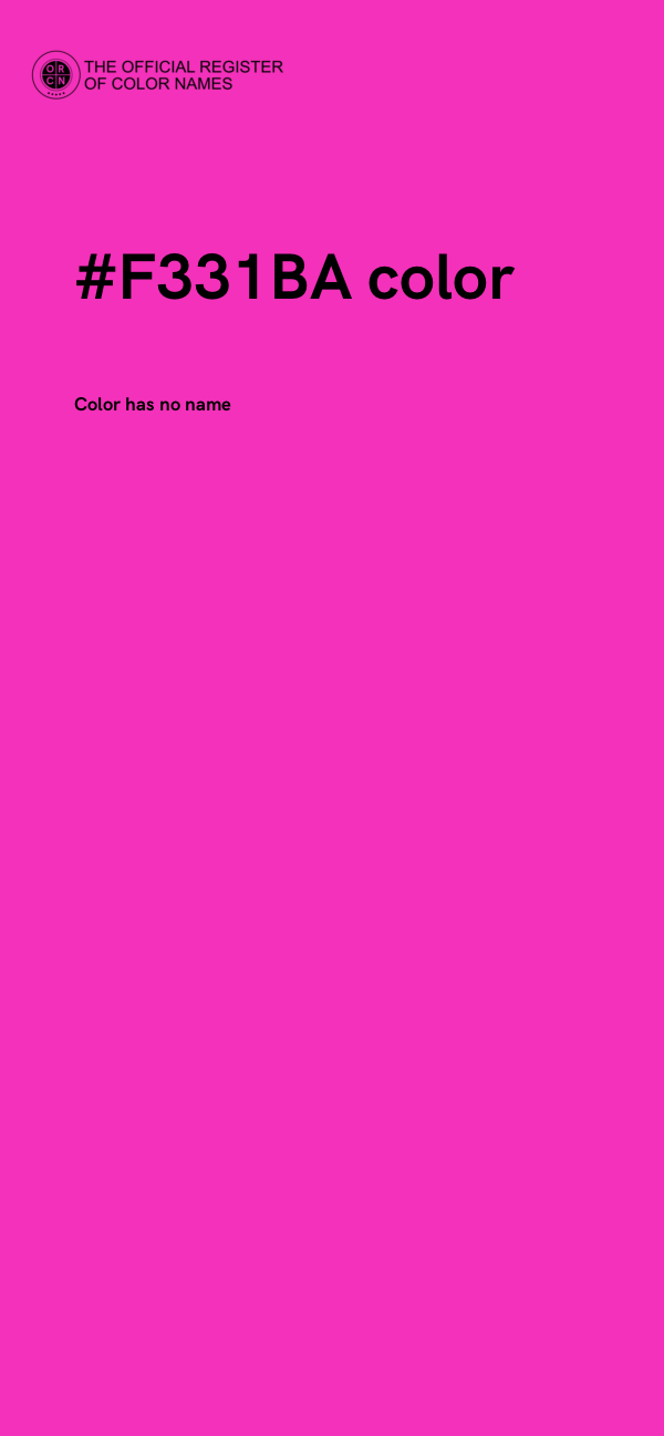#F331BA color image