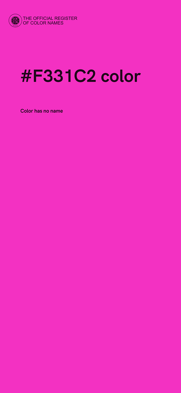 #F331C2 color image