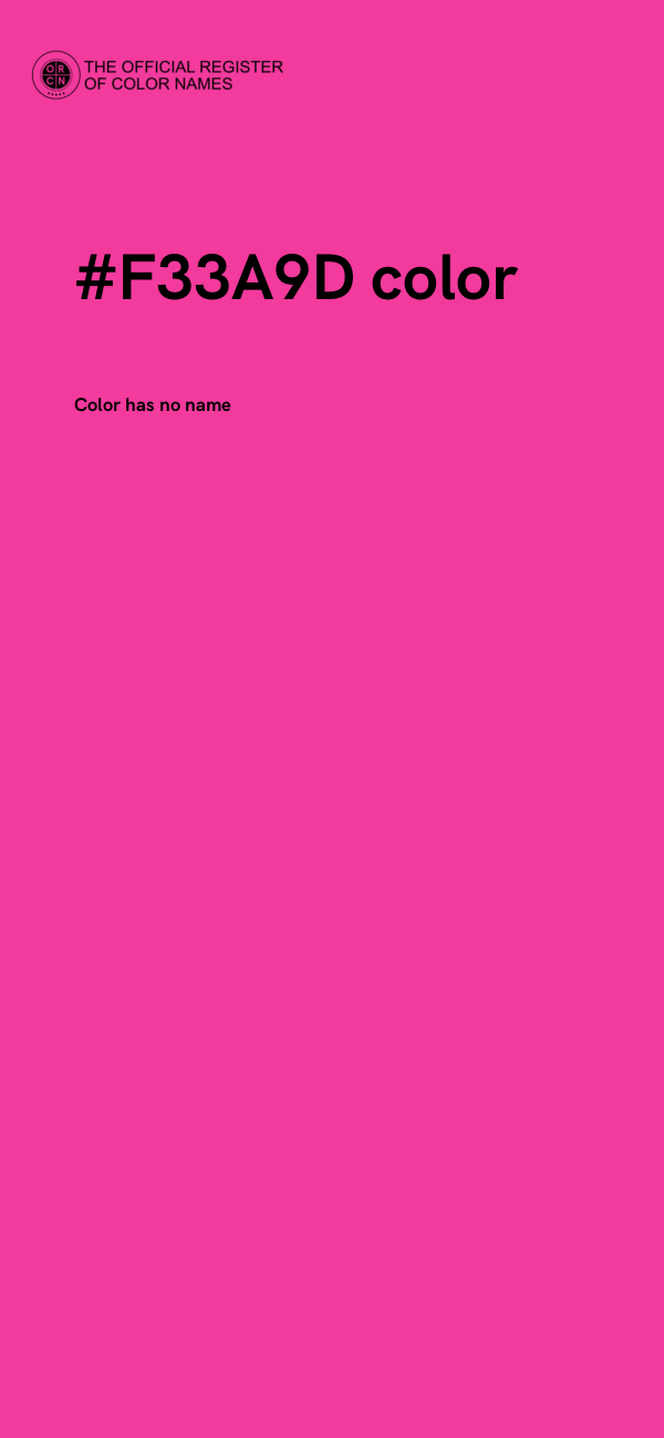 #F33A9D color image