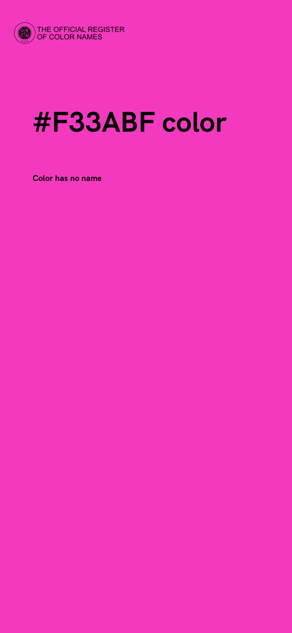 #F33ABF color image