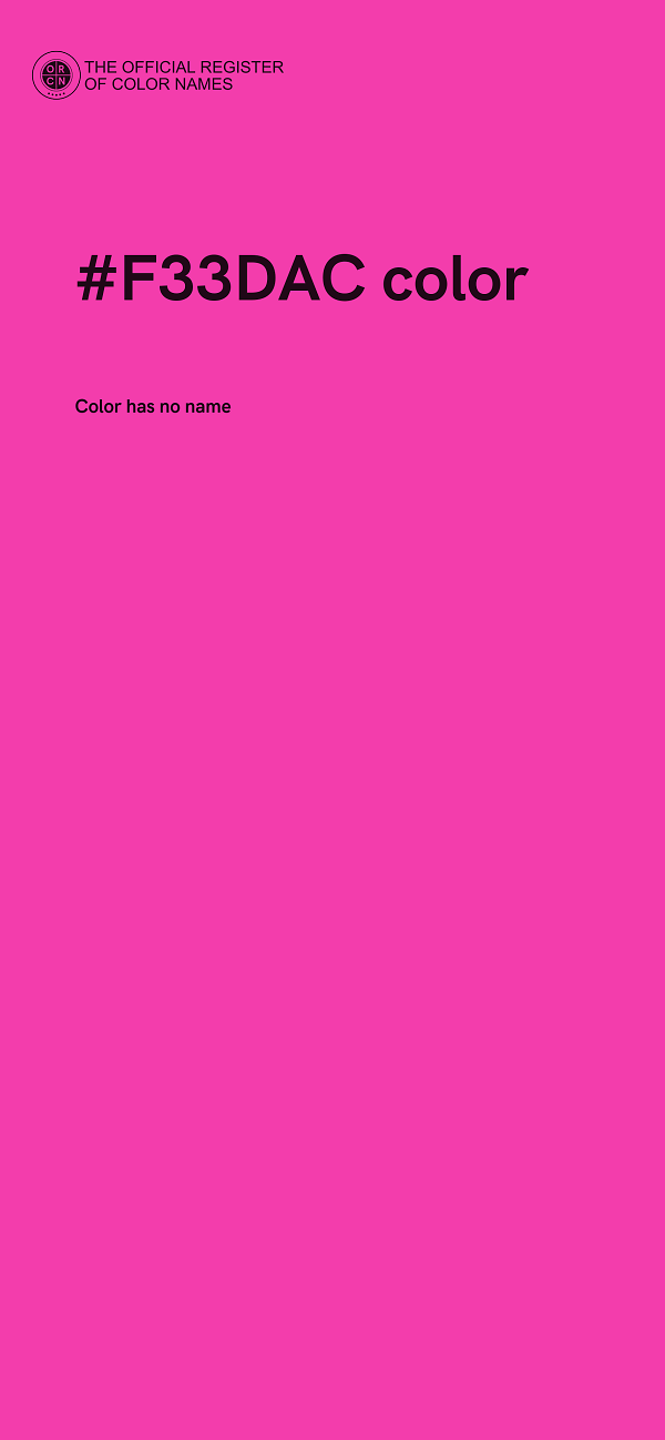 #F33DAC color image