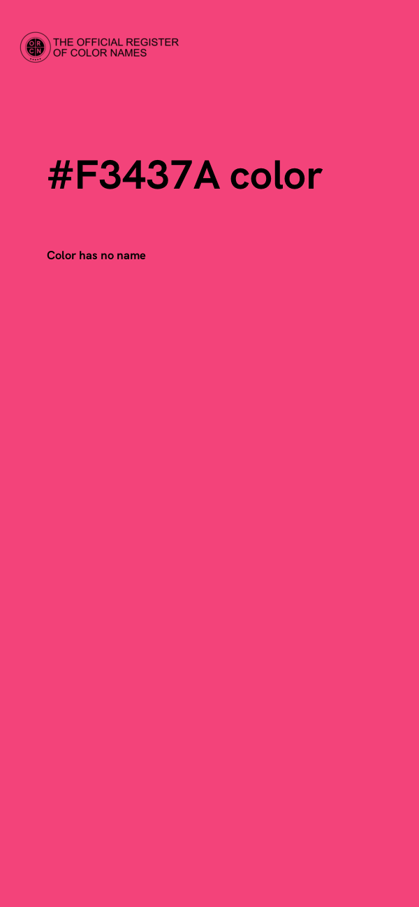 #F3437A color image