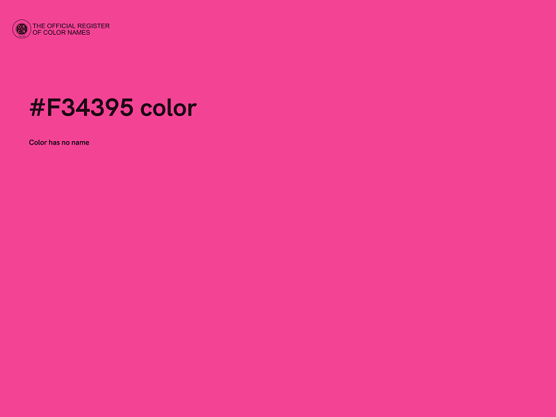 #F34395 color image