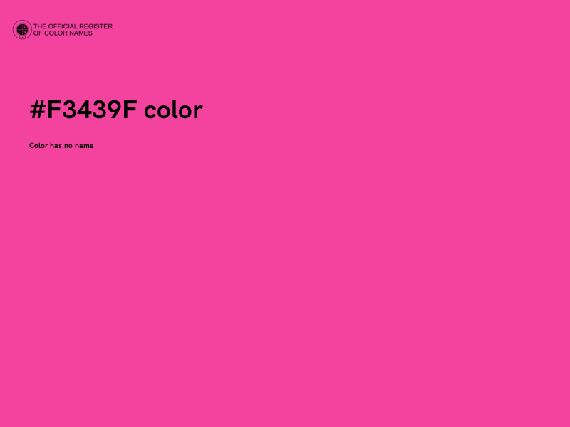 #F3439F color image