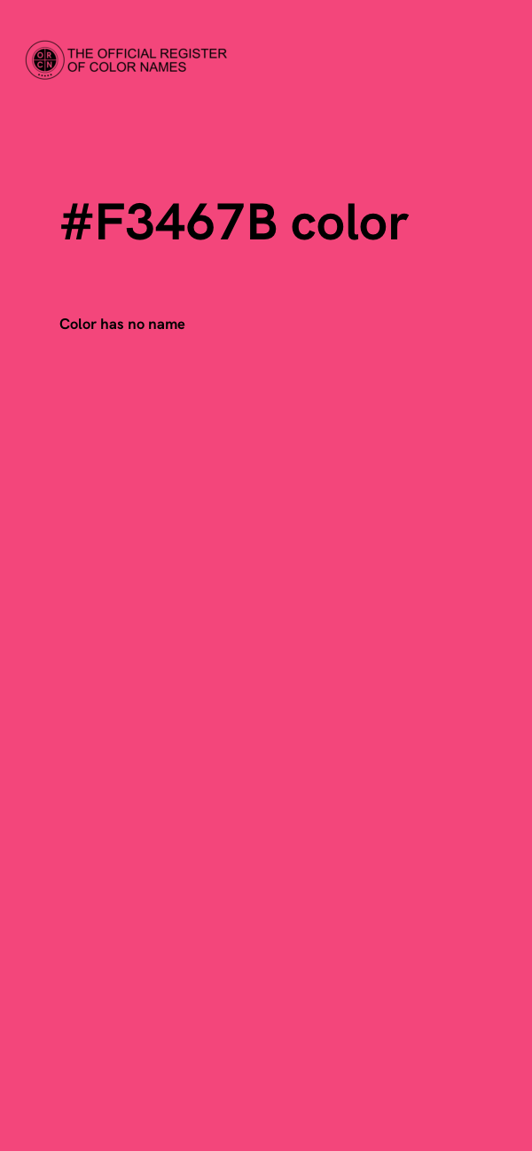#F3467B color image