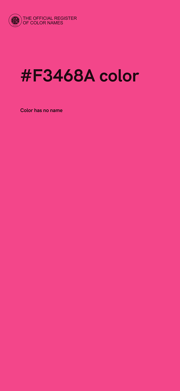 #F3468A color image