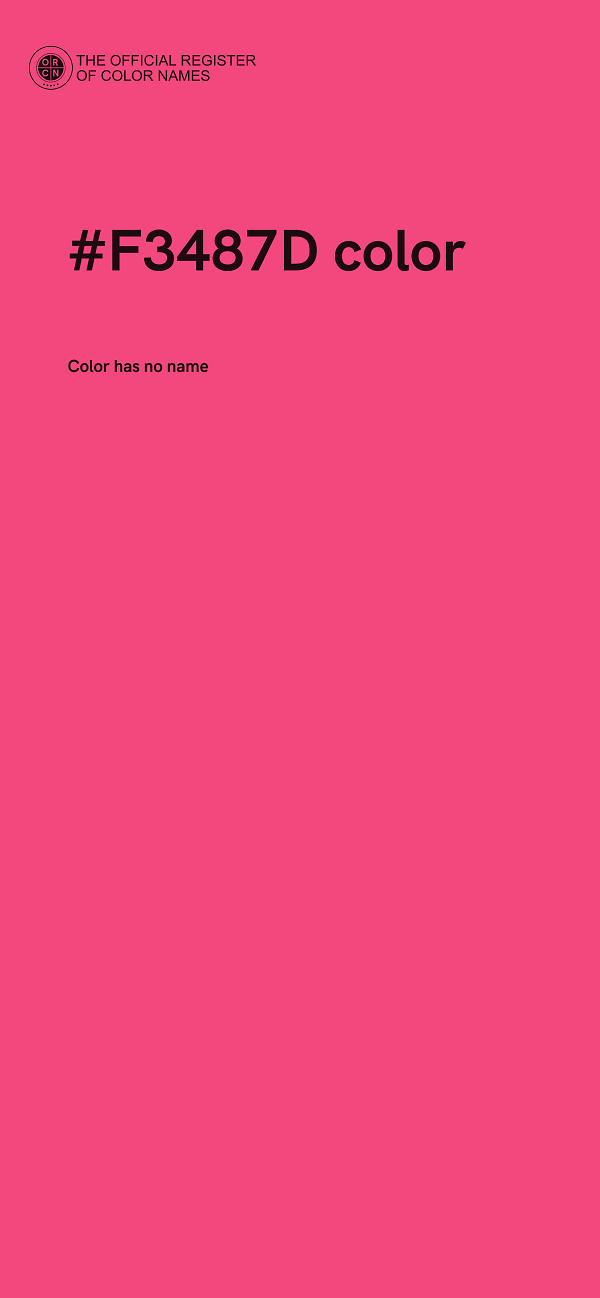 #F3487D color image