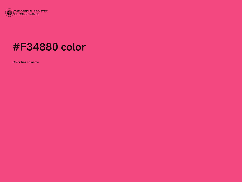 #F34880 color image