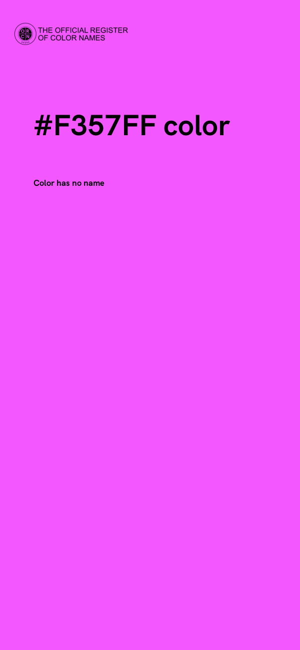 #F357FF color image