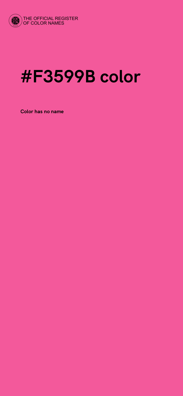 #F3599B color image
