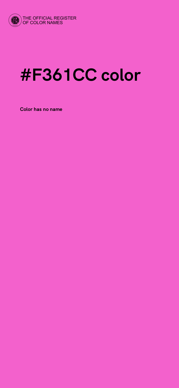 #F361CC color image