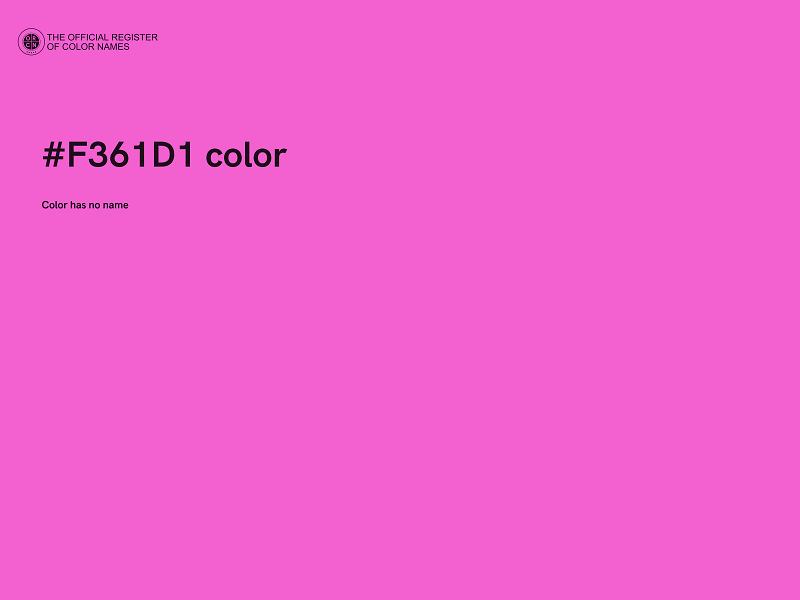 #F361D1 color image