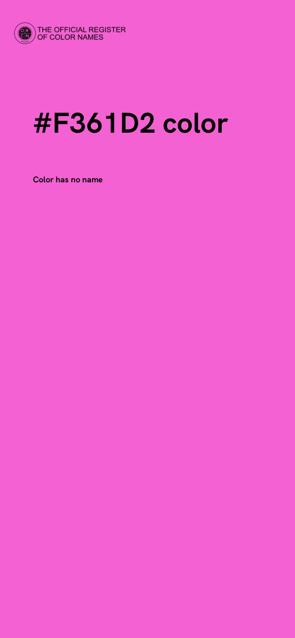 #F361D2 color image
