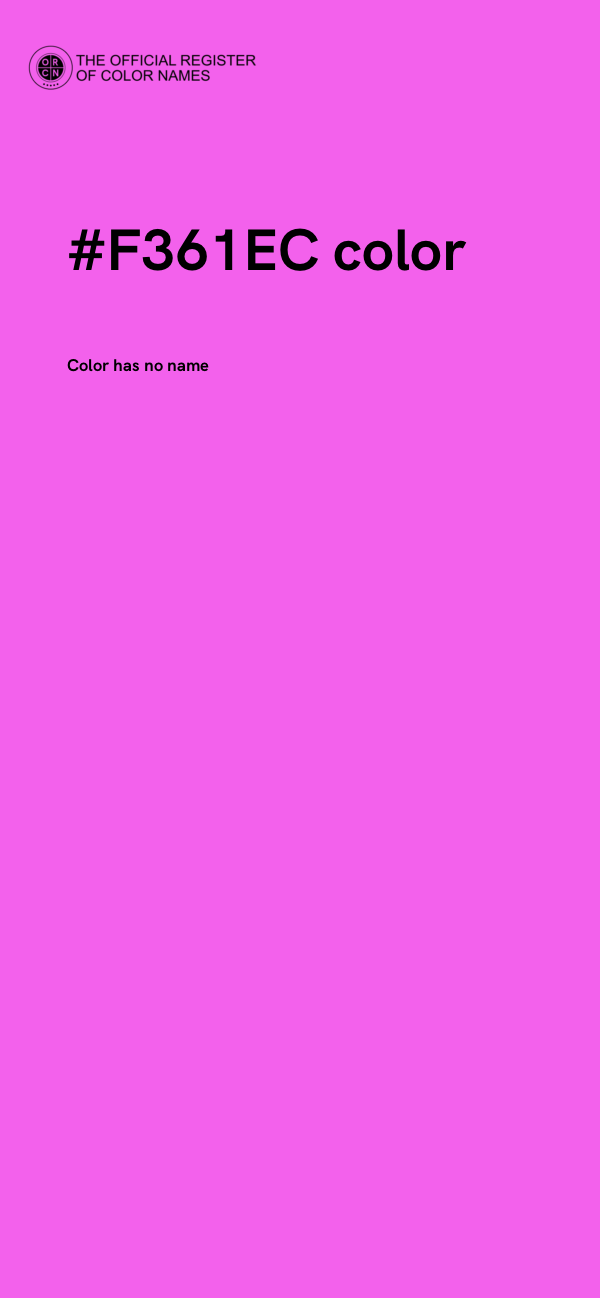 #F361EC color image