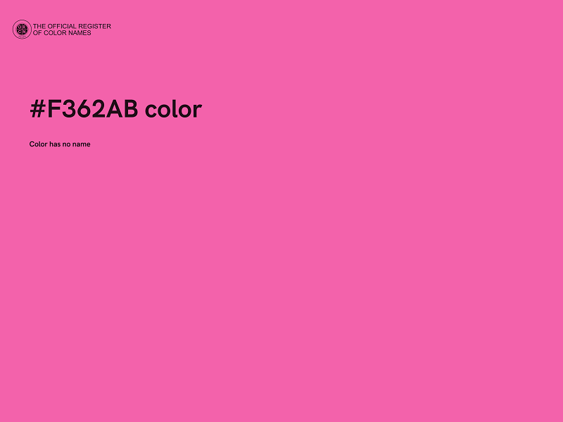 #F362AB color image