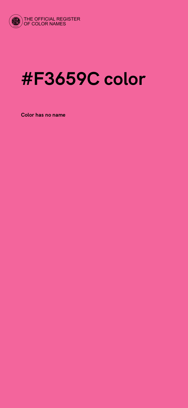 #F3659C color image