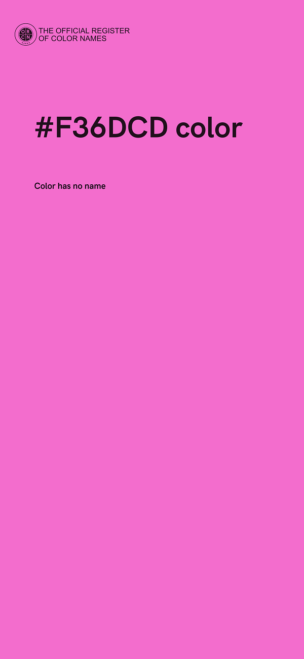 #F36DCD color image