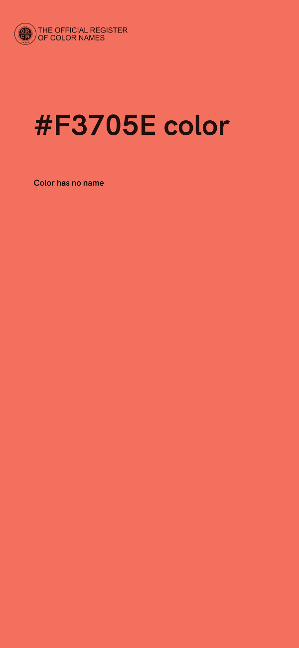 #F3705E color image