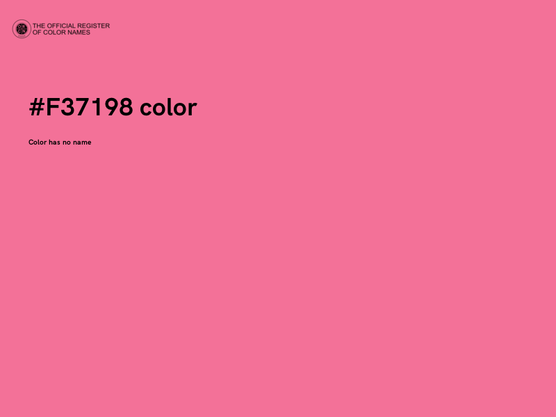 #F37198 color image