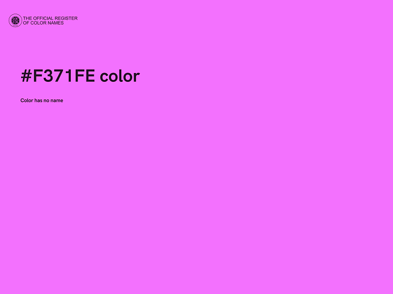 #F371FE color image