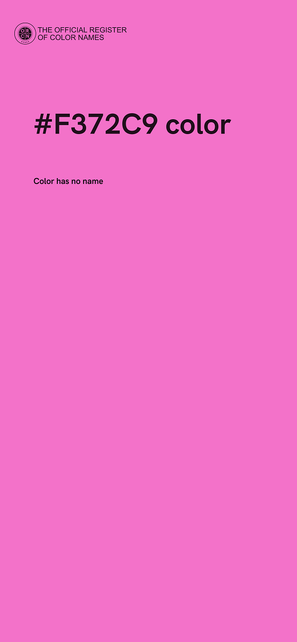 #F372C9 color image