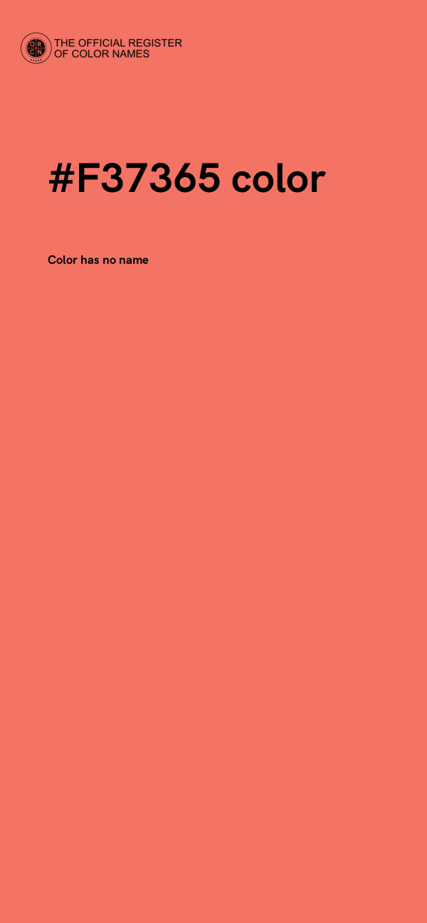 #F37365 color image